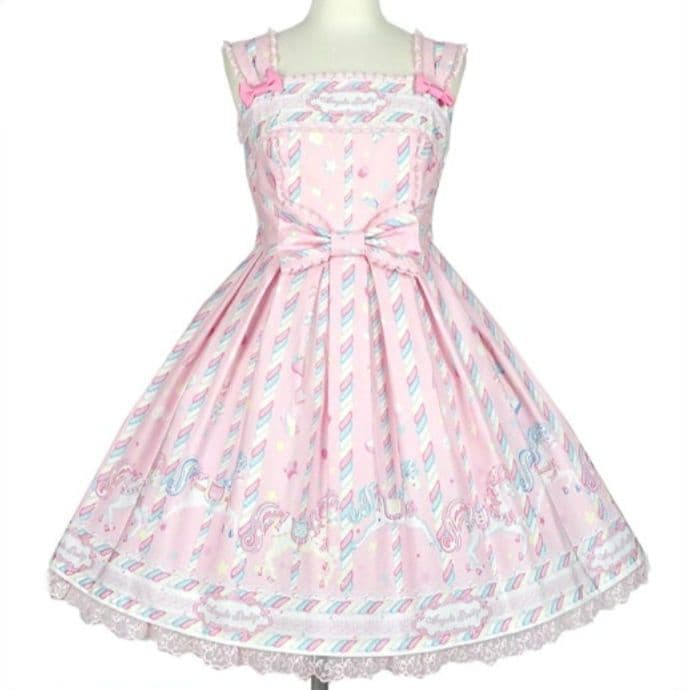 Sugary Carnival　ジャンパースカート+カチューシャ　ピンク