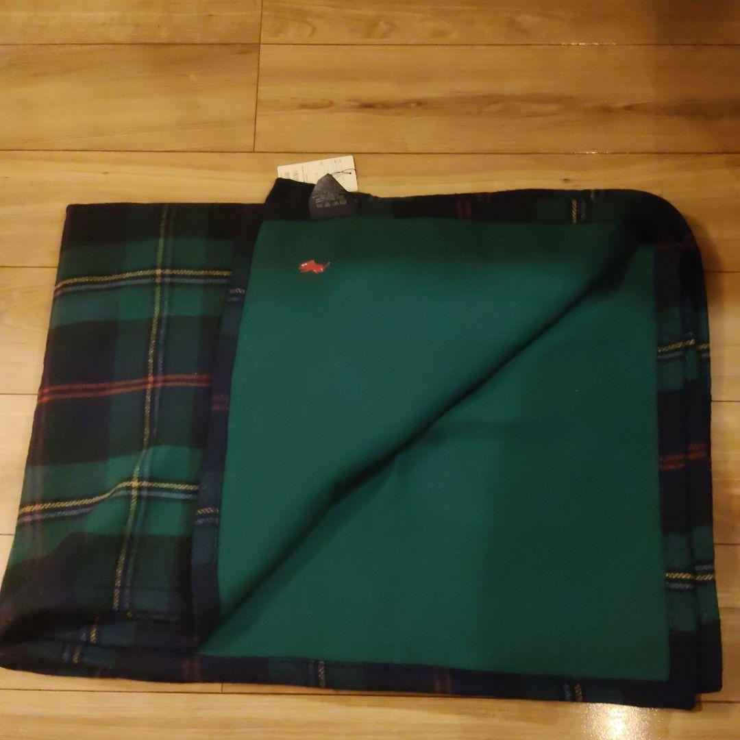 新品タグ付　　ケンジントン　ブランケット　ウール100％　140×200cm