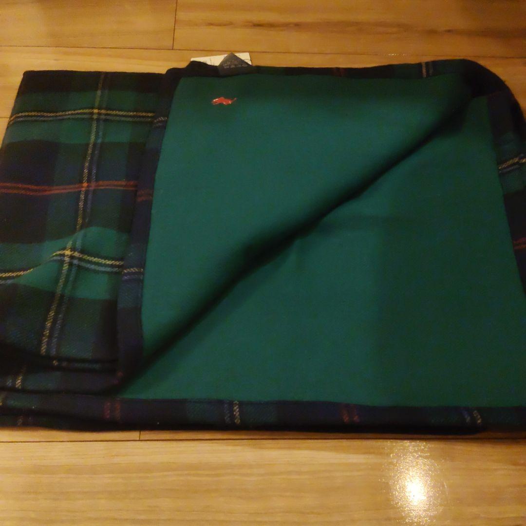 新品タグ付　　ケンジントン　ブランケット　ウール100％　140×200cm