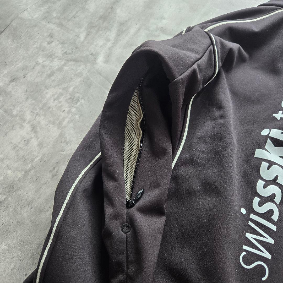 美品 デサント DESCENTE ミドラー swiss ski teamウエア