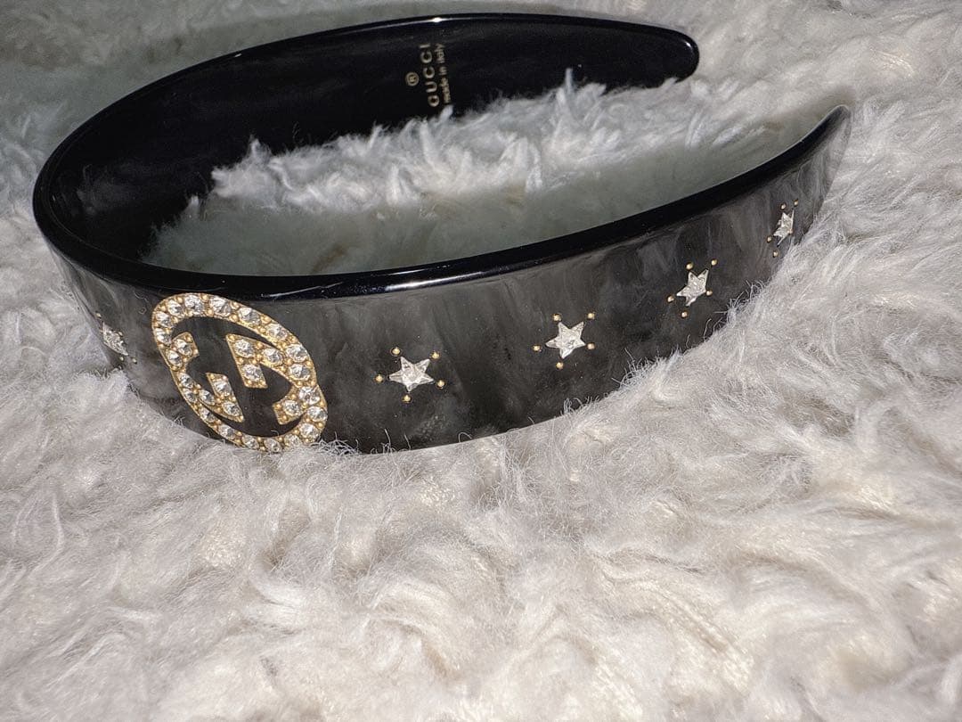 Gucci スワロフスキー　カチューシャ　ヘアバンド