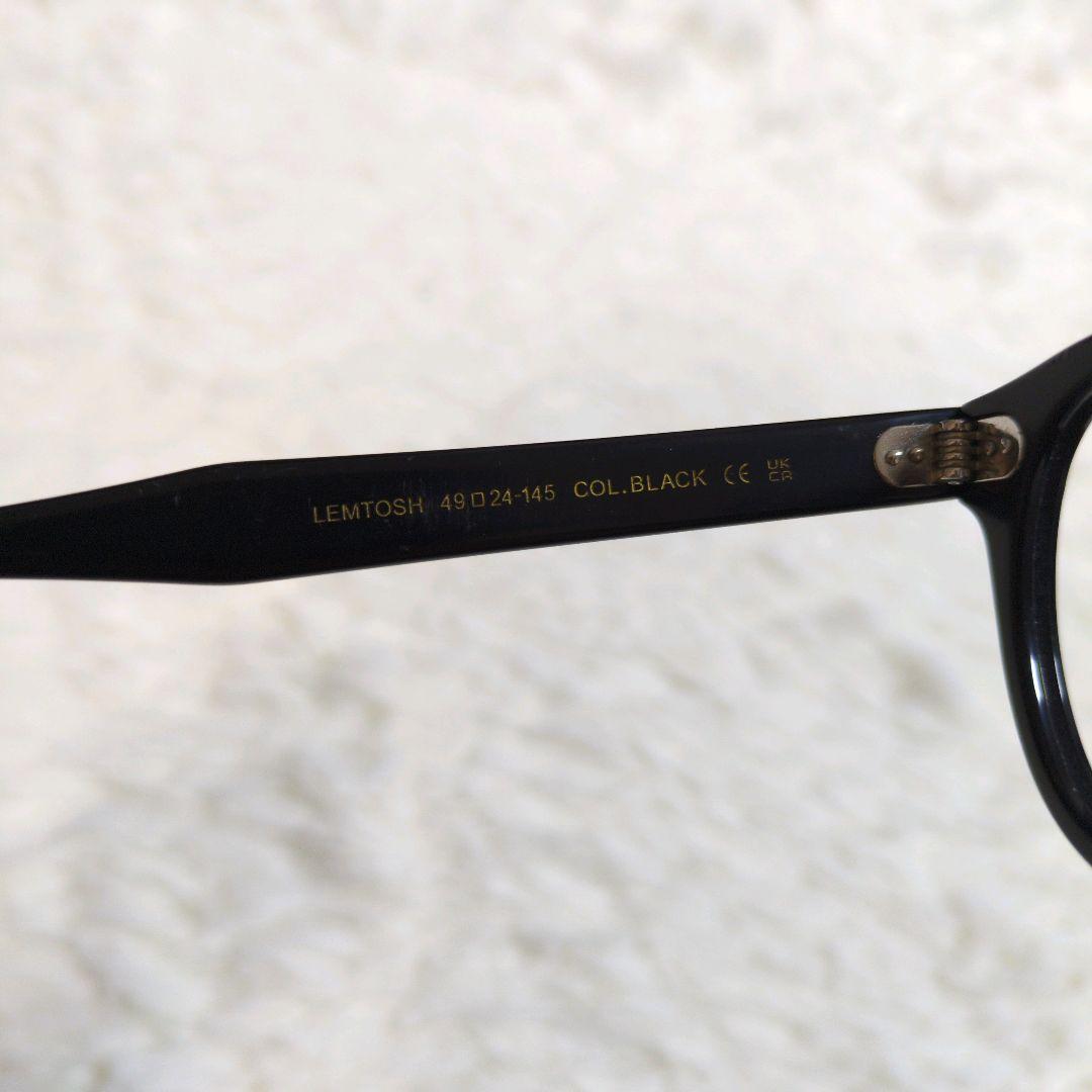 モスコット　レムトッシュ　ブラック　49　フレーム　メガネ　サングラス