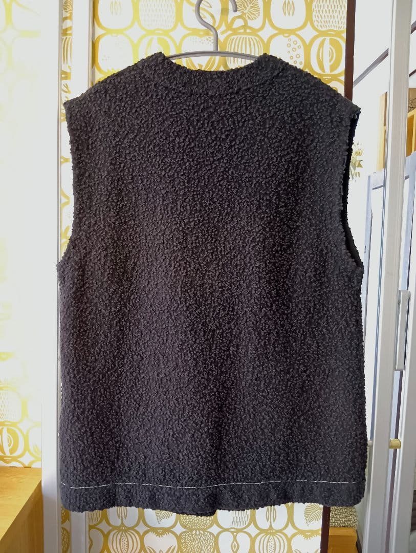 美品 iCB ブークレツイード ニットジレ 35970円 XS ベスト