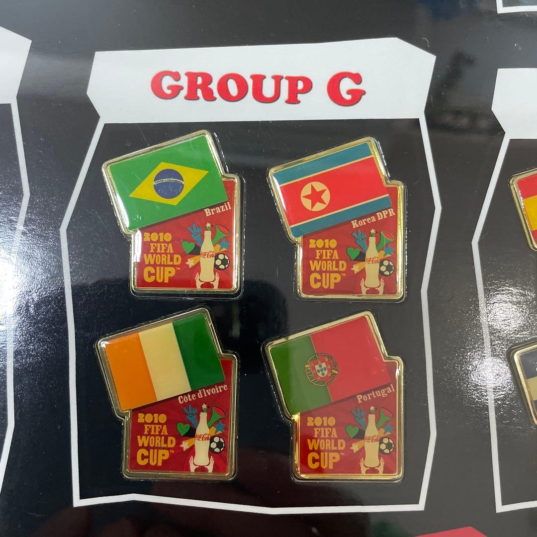 2010FIFA ワールドカップ出場国ピンズコレクション　コカコーラオリジナル
