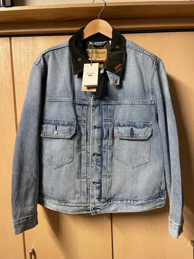 《Barbour × Levi’s》Type2 トラッカー ジャケット L
