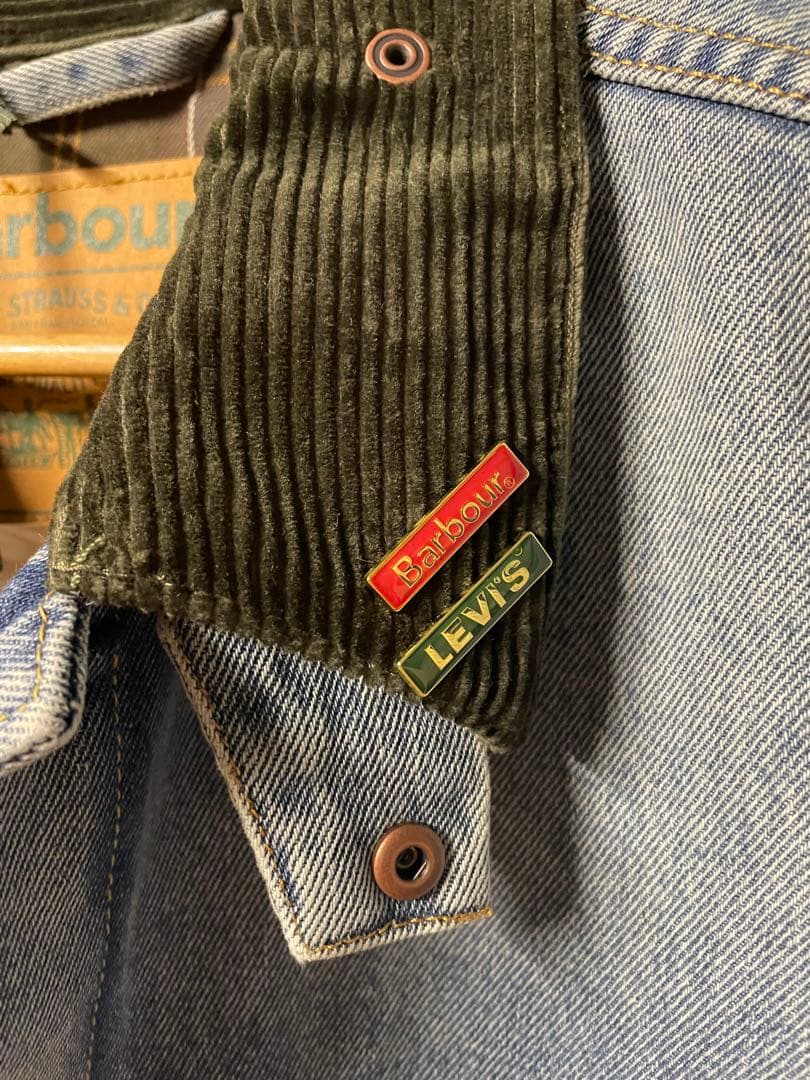 《Barbour × Levi’s》Type2 トラッカー ジャケット L