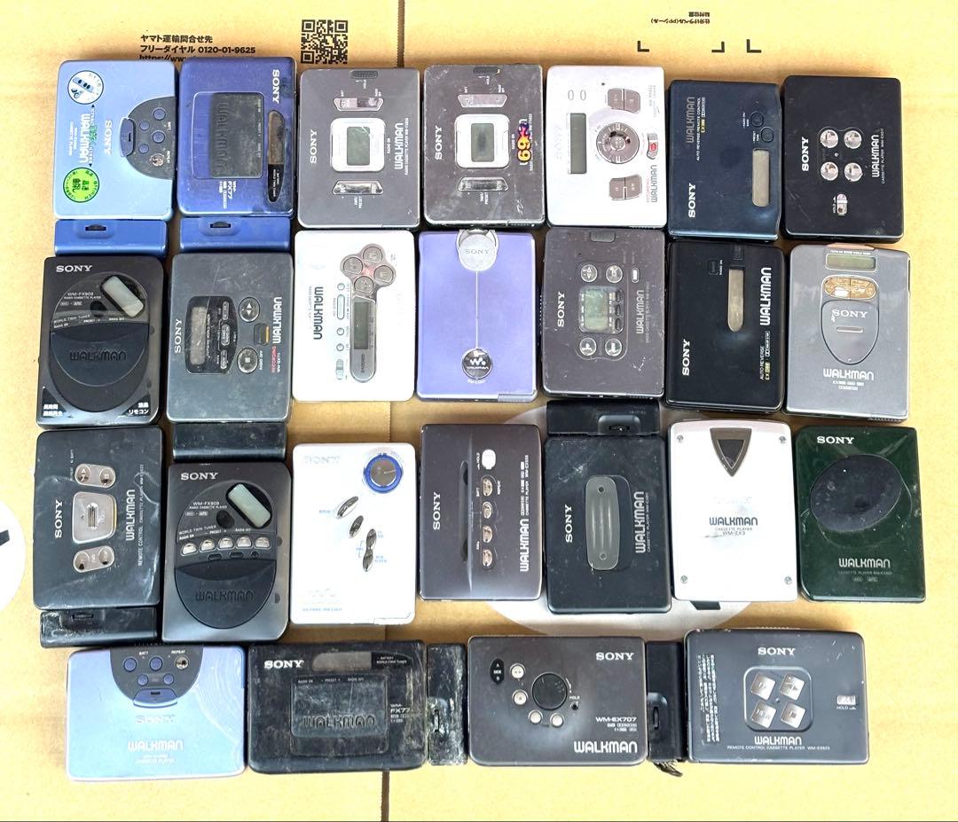 SONY カセットウォークマン ジャンク品 25台まとめセット