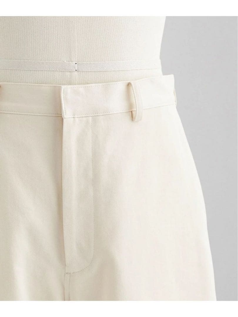 LOEFF コットン サテン バギーパンツ