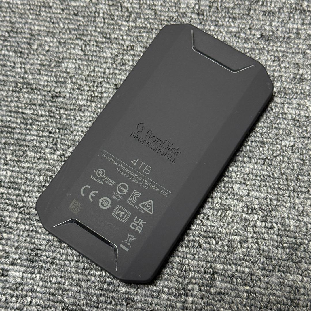 外付けハードディスク・ドライブ SanDisk PRO-G40 SSD 4TB Thunderbolt 3