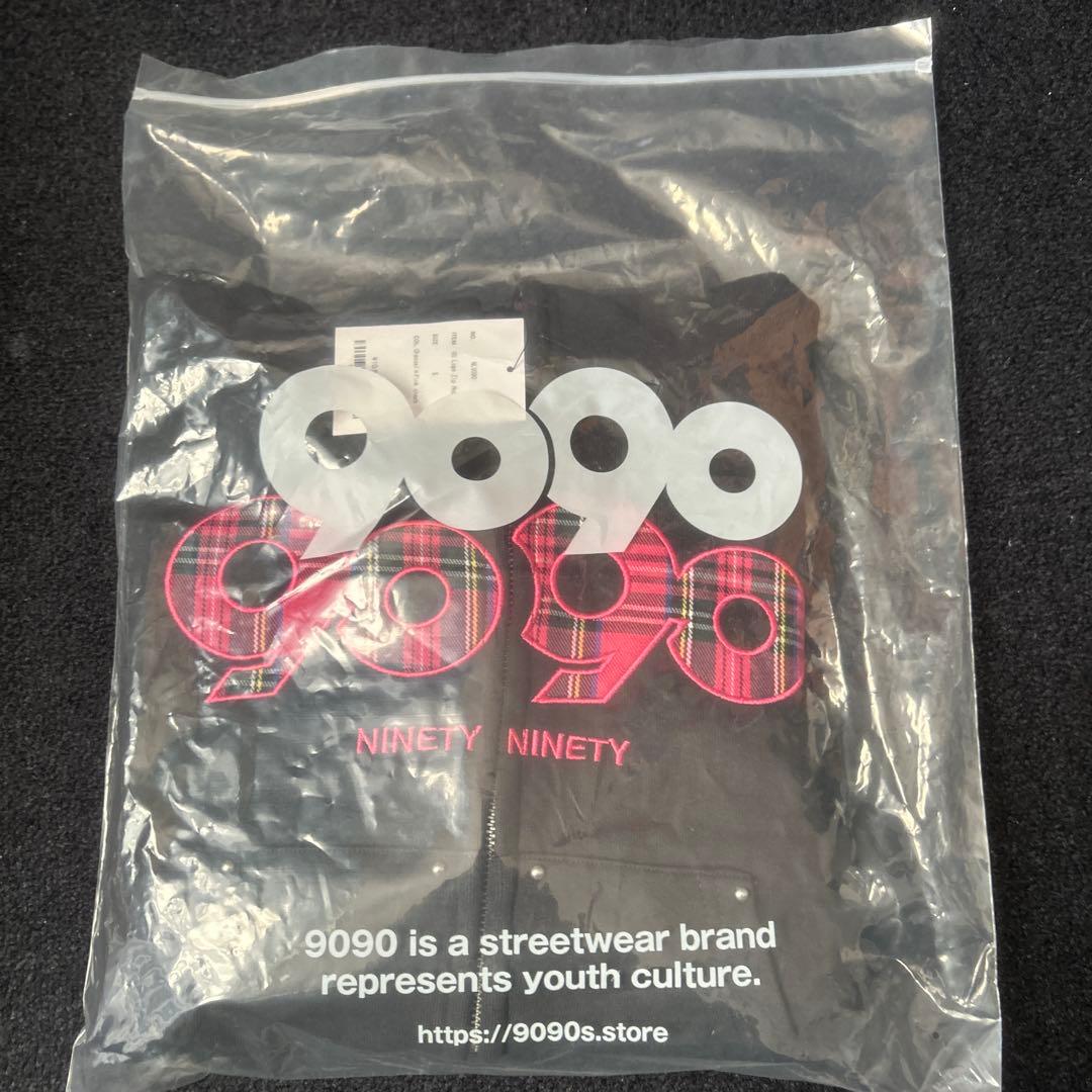 9090 girl OG Logo Zip Hoodie 上パーカー サイズS
