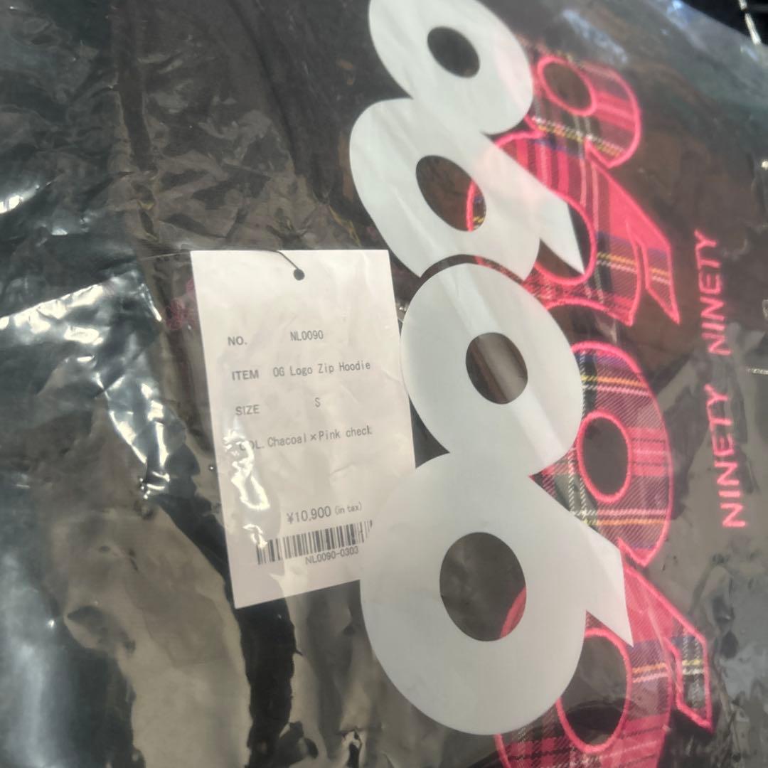 9090 girl OG Logo Zip Hoodie 上パーカー サイズS