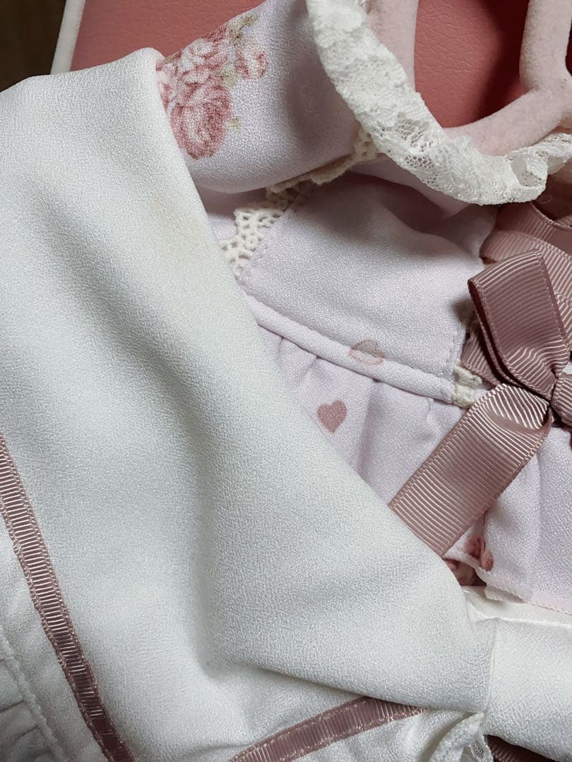 LIZLISA Romantic Cosmetics柄 セットアップ ピンク