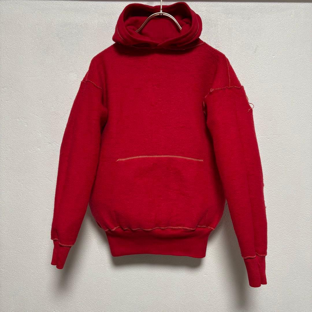 未使用品 希少 50s 60s Vintageパーカー レッド レディースS〜M