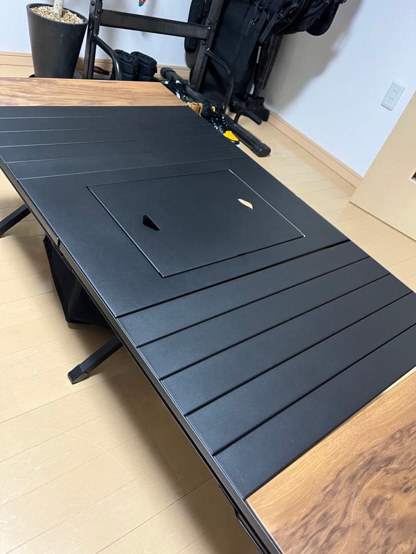 ラーテルワークス　ウッドパネルテーブル120 アウトドアテーブル