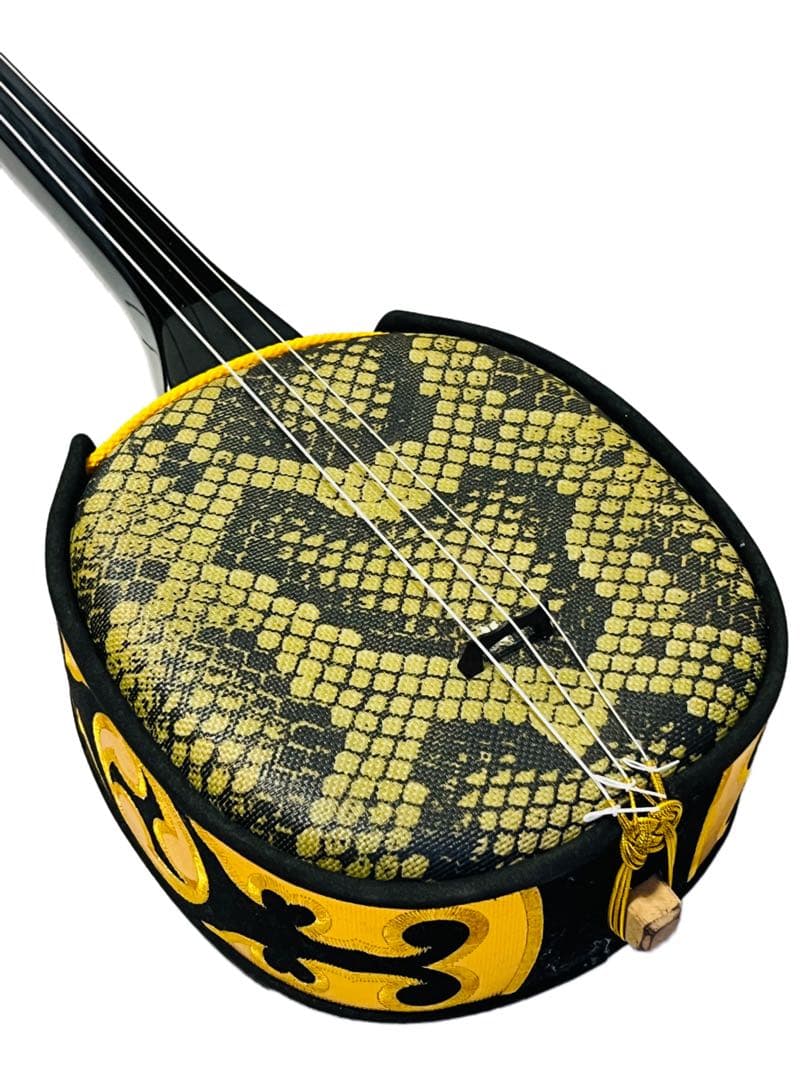 沖縄三線 人工蛇皮 ハードケース付き