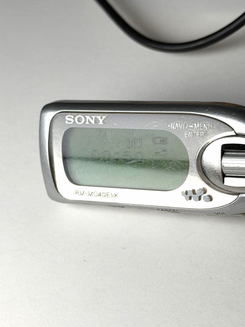 ソニー SONY MDプレーヤー用リモコン RM-MC40ELK オーディオ機器