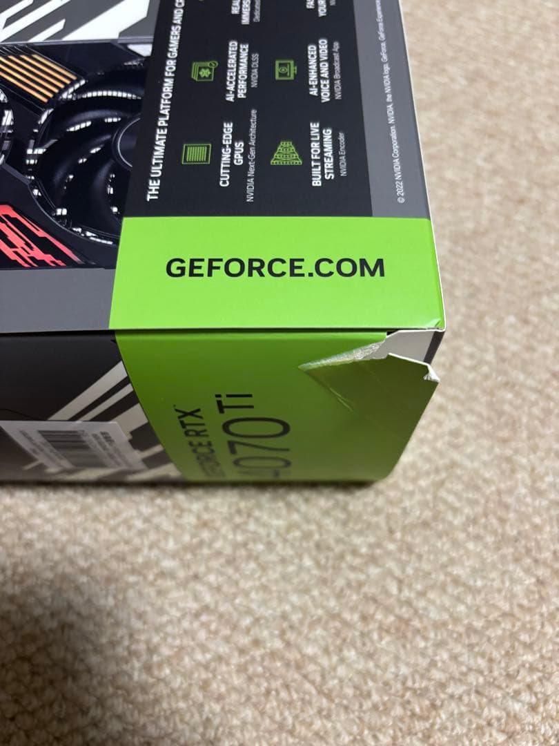 グラフィックボード・グラボ・ビデオカード Palit GeForce RTX 4070 Ti 12GB