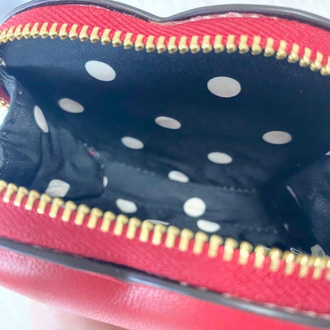 【完売商品】ケイトスペード アムールパフューム 3D ハート レザーパース