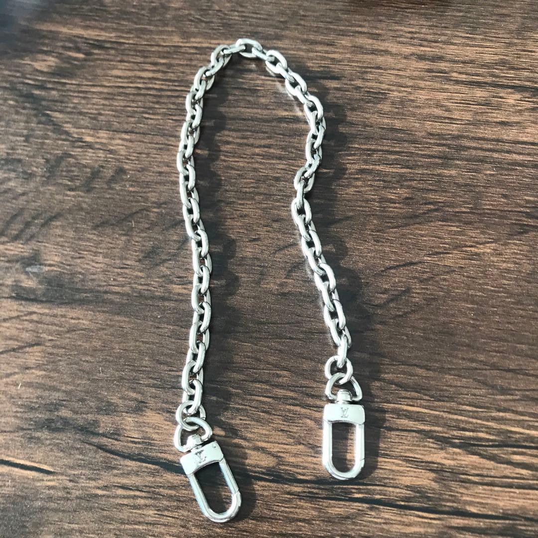 希少 ルイ ヴィトン ウォレットチェーン 人気　シルバーチェーン　美品