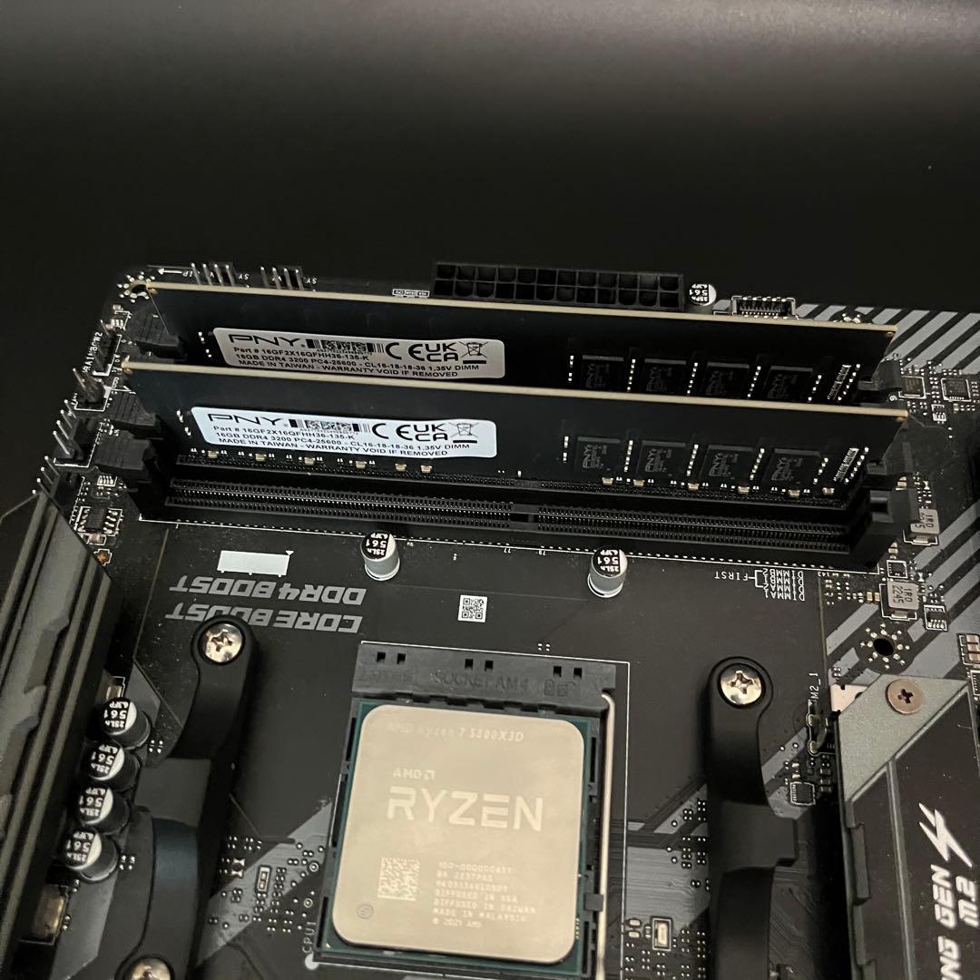 AMD Ryzen 7 5800X3D & マザーボード・メモリセット