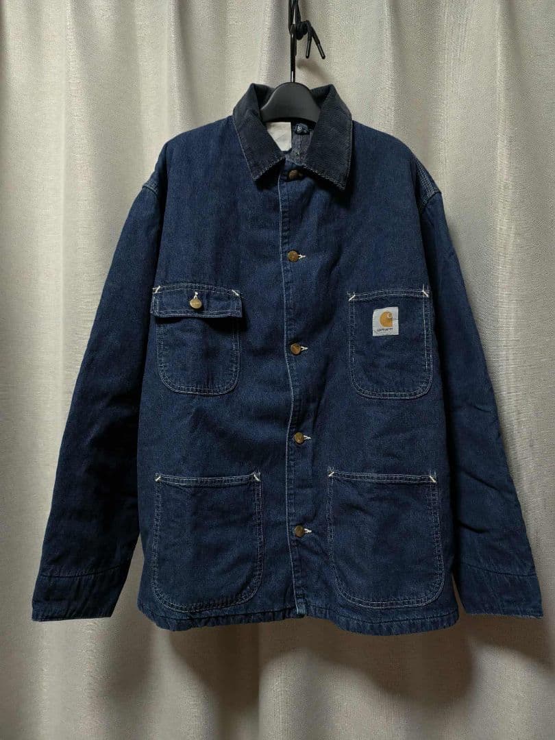 90s Carhartt ネイビー デニムジャケット
