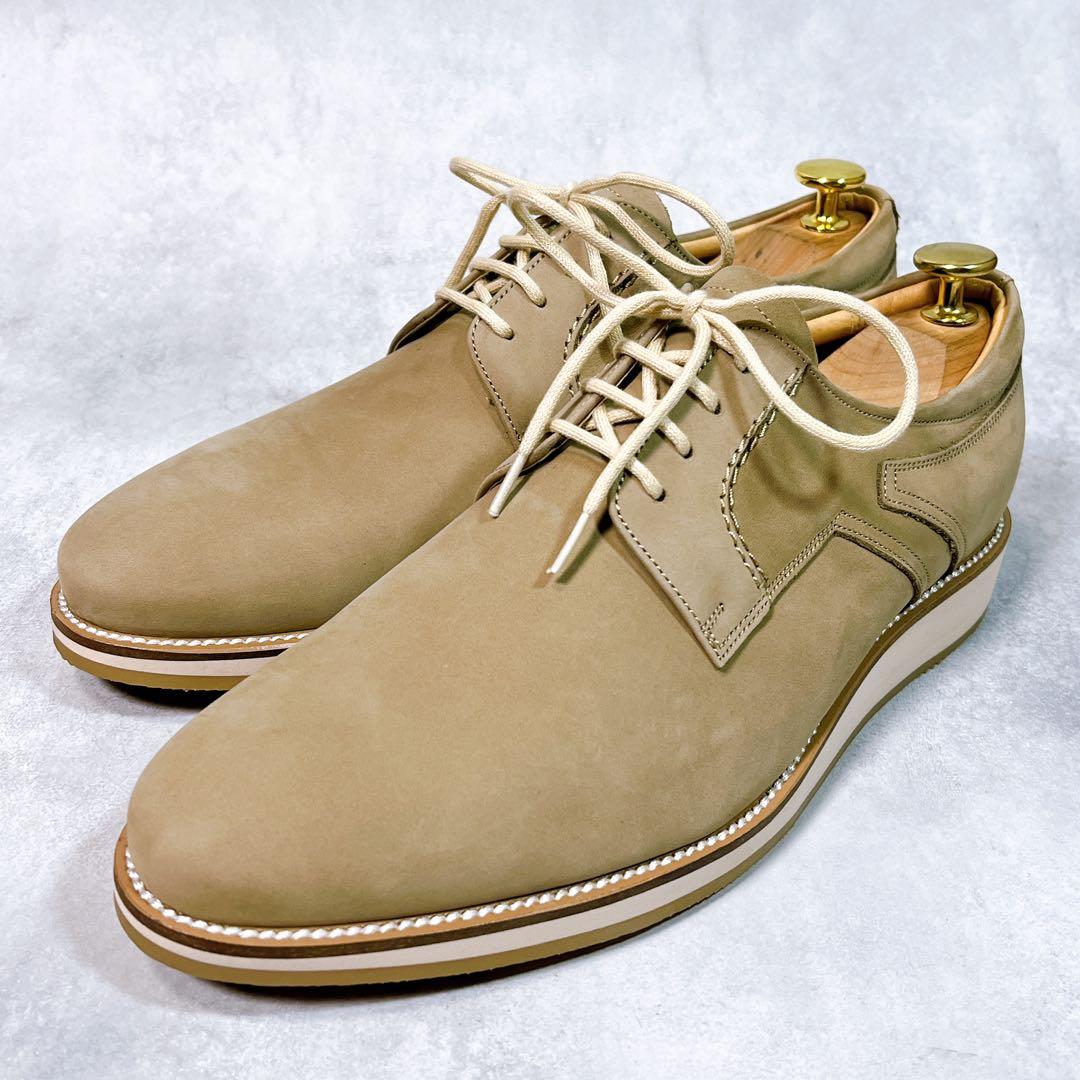 ☆未使用級☆【大塚製靴】レザーシューズ (24.5) ヌバック　本革　外羽根