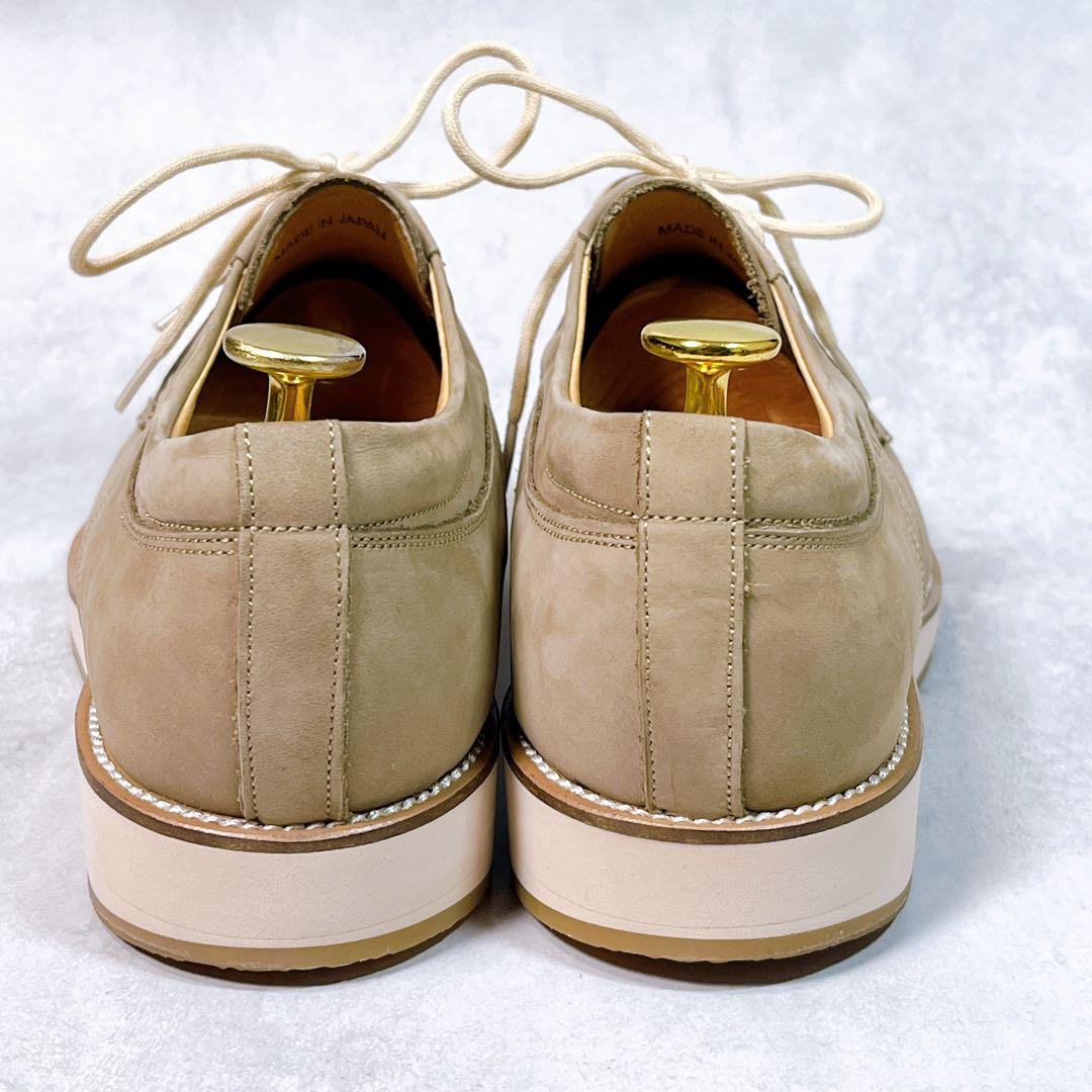 ☆未使用級☆【大塚製靴】レザーシューズ (24.5) ヌバック　本革　外羽根