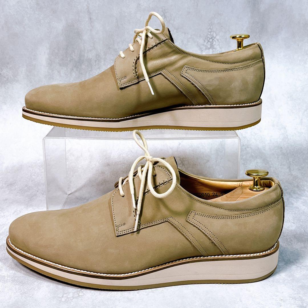 ☆未使用級☆【大塚製靴】レザーシューズ (24.5) ヌバック　本革　外羽根