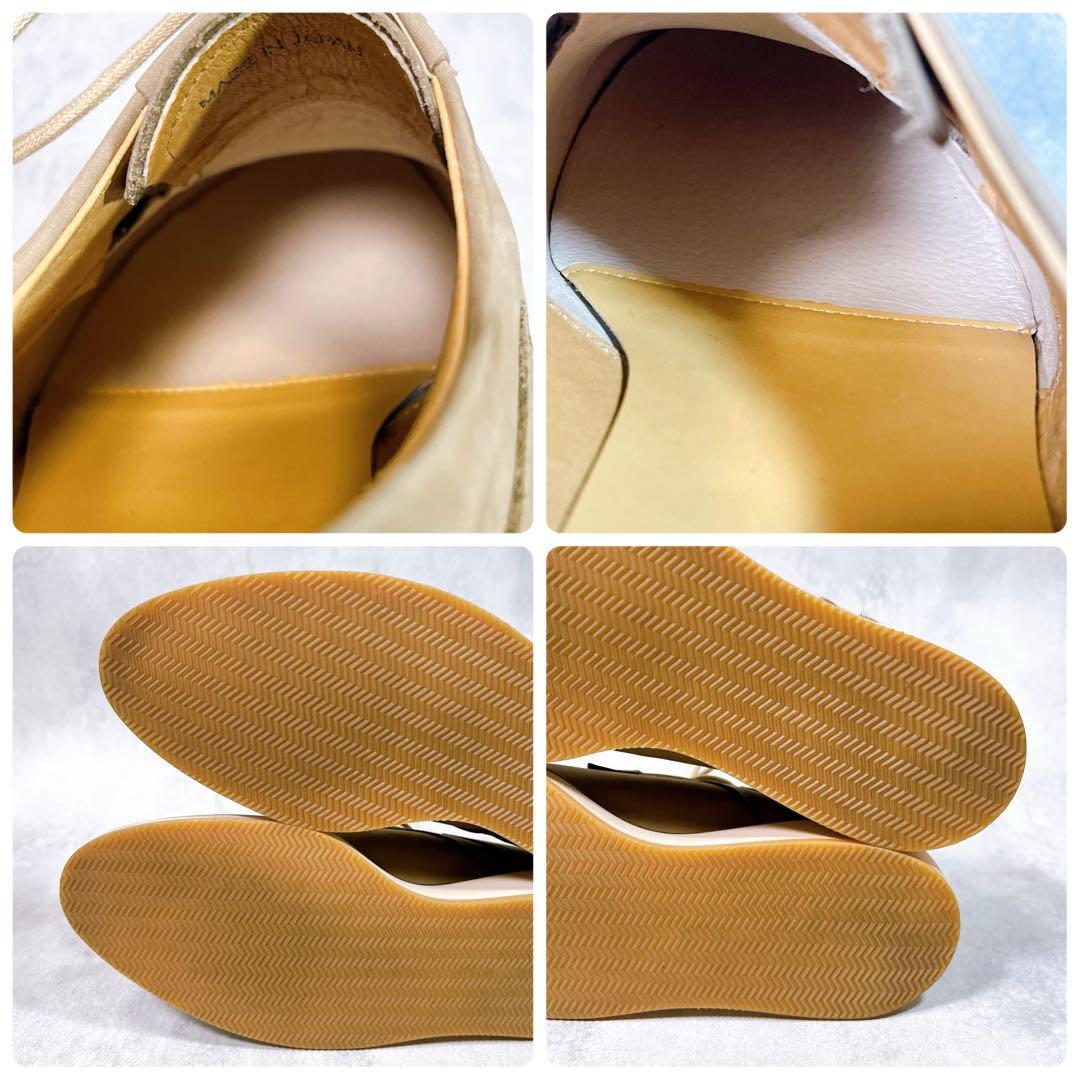 ☆未使用級☆【大塚製靴】レザーシューズ (24.5) ヌバック　本革　外羽根