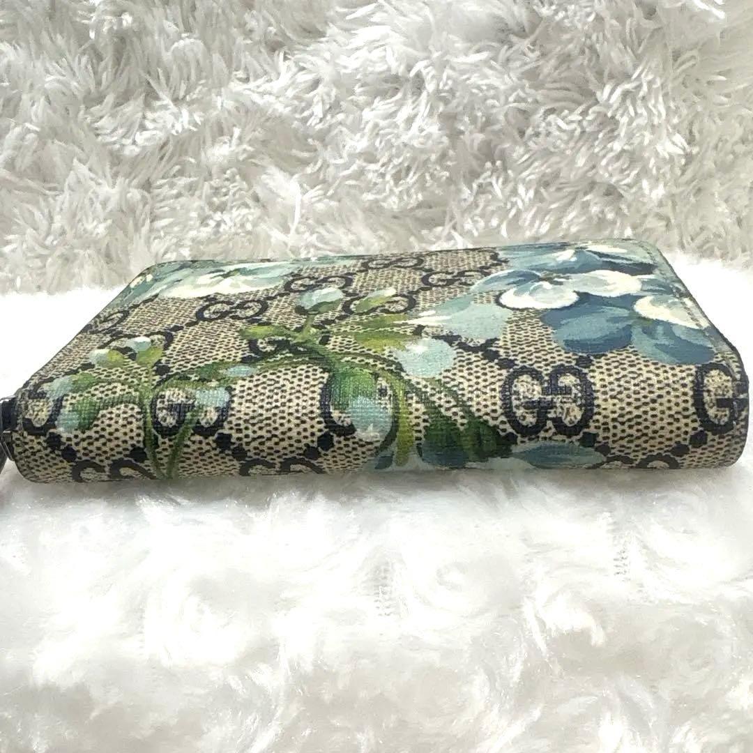 【極美品✨希少廃盤】グッチ ブルームス　GGスプリーム コンパクトウォレット