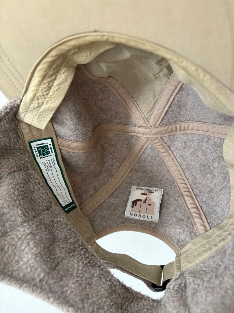 NOROLL フリース耳当て付きキャップ