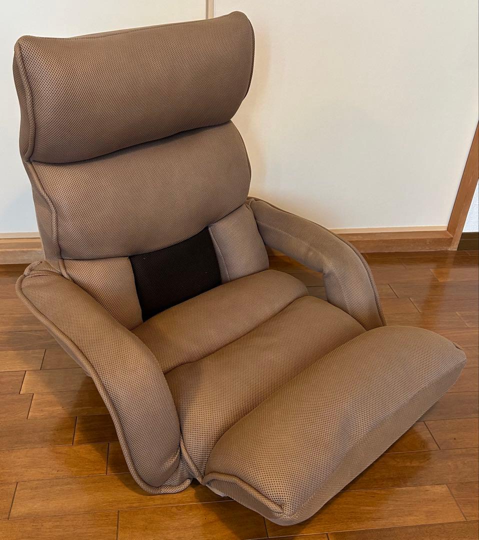 腰の神様がくれた座椅子　DMZK-アロー　ブラウン