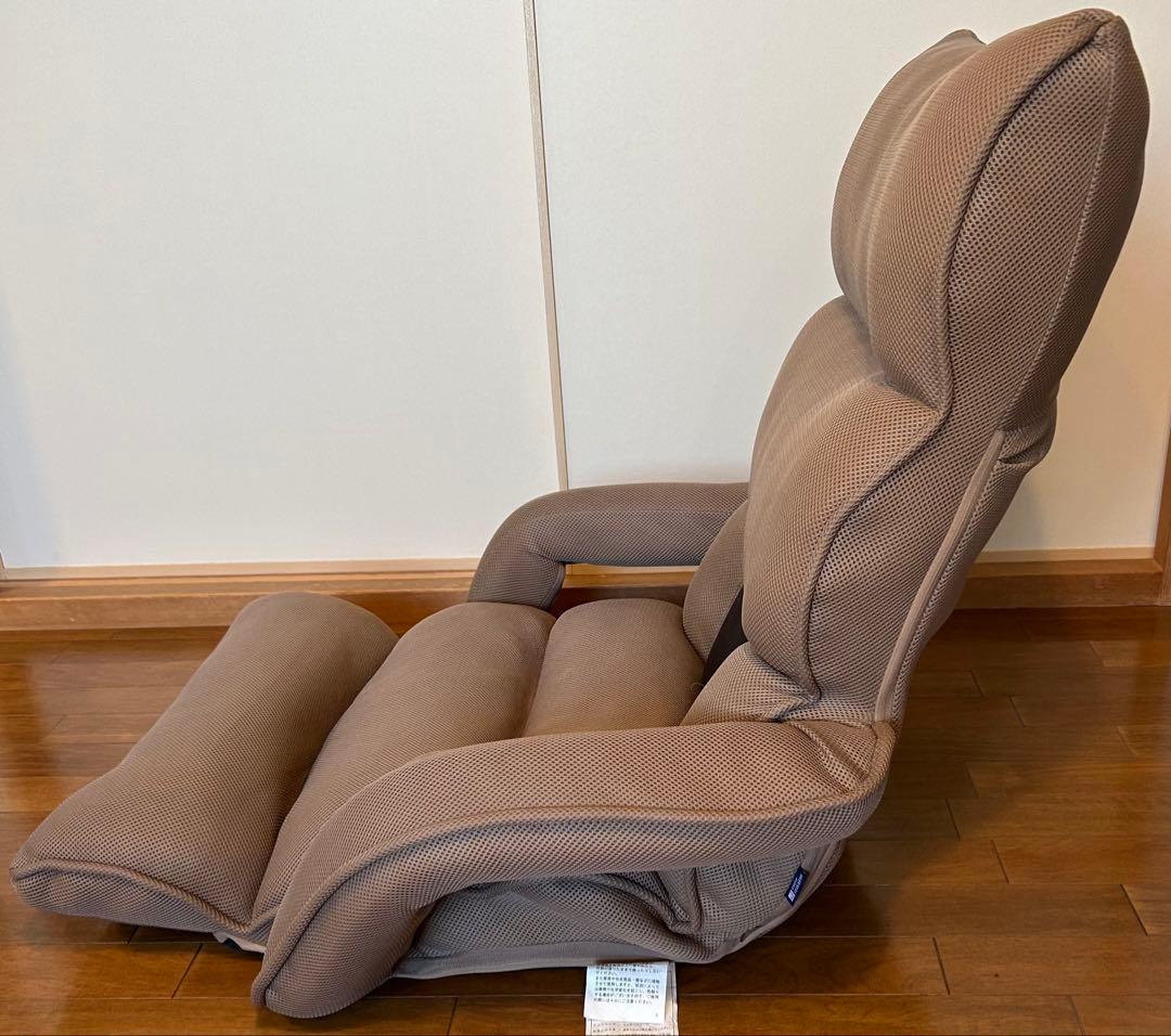 腰の神様がくれた座椅子　DMZK-アロー　ブラウン