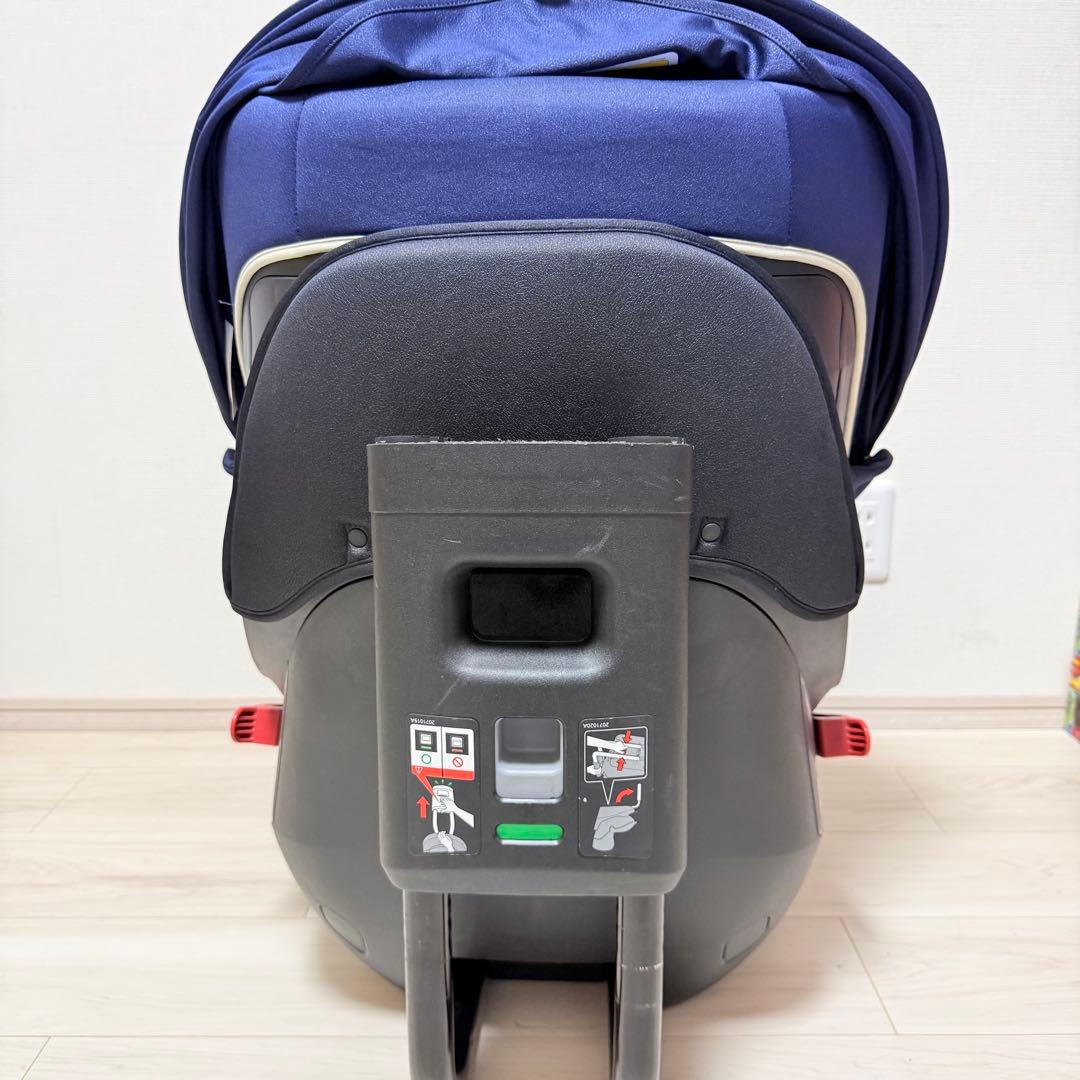 美品✨エールべべ クルット5s グランス 高級 上級モデル ネイビー 新生児対応