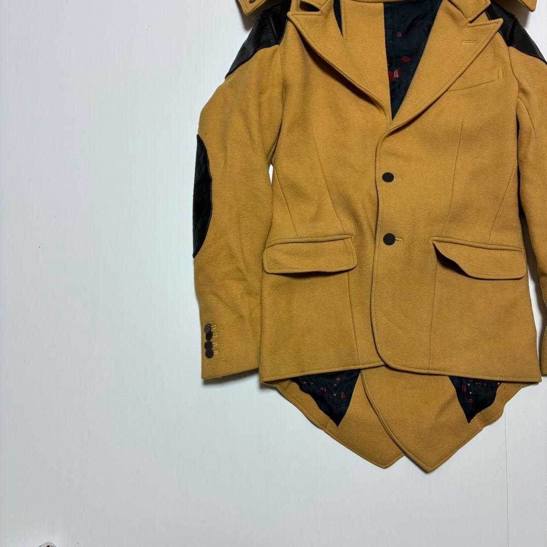 phenomenon レザー切替 バックジップ ジャケット