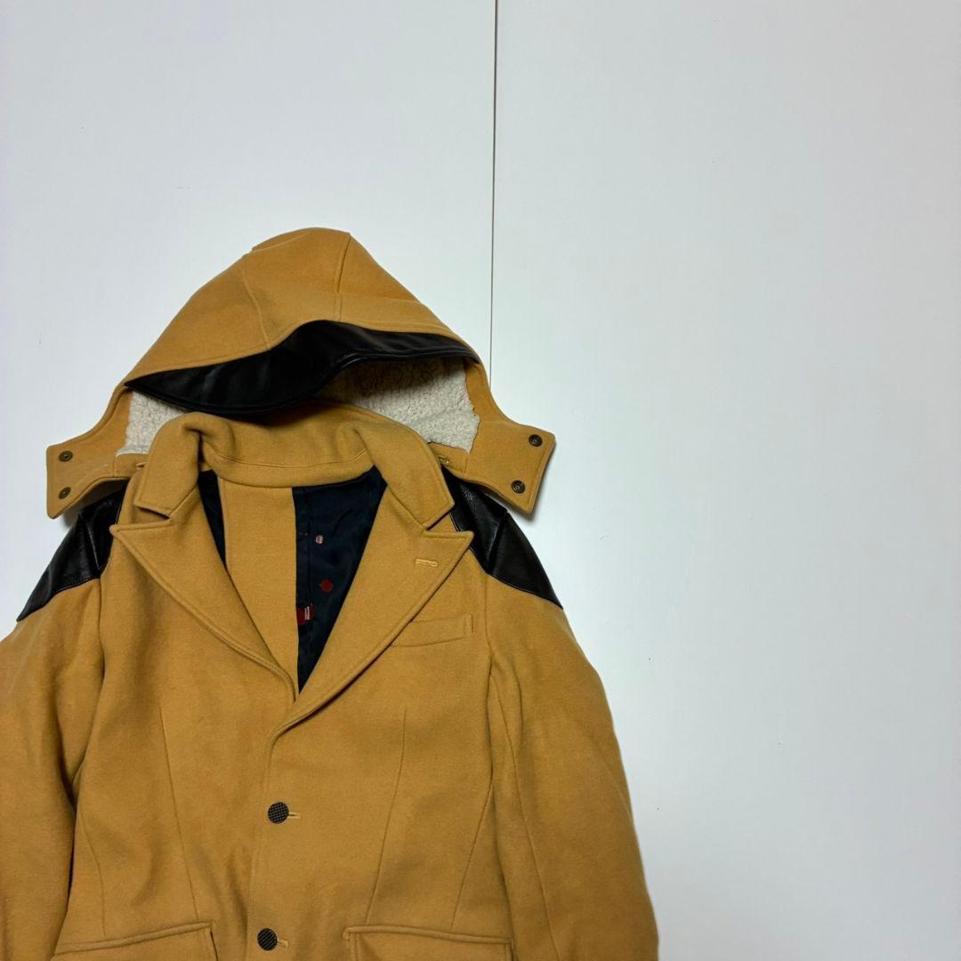 phenomenon レザー切替 バックジップ ジャケット