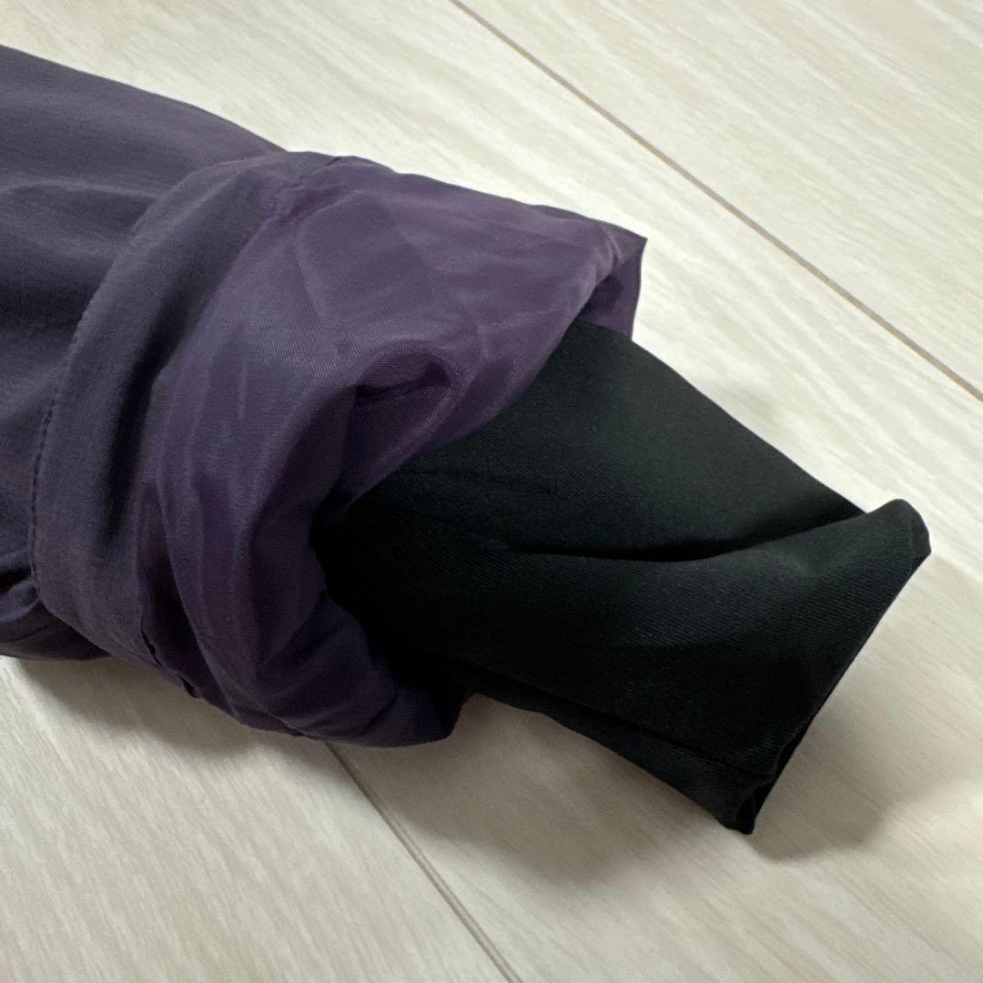 【美品】SPYDER フード付きスキーウェアパープル/ブラック USA メンズM