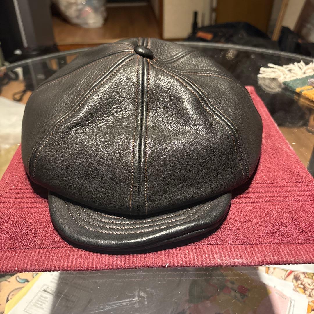 WESTRIDE ウエストライド 本革　レザーキャスケット