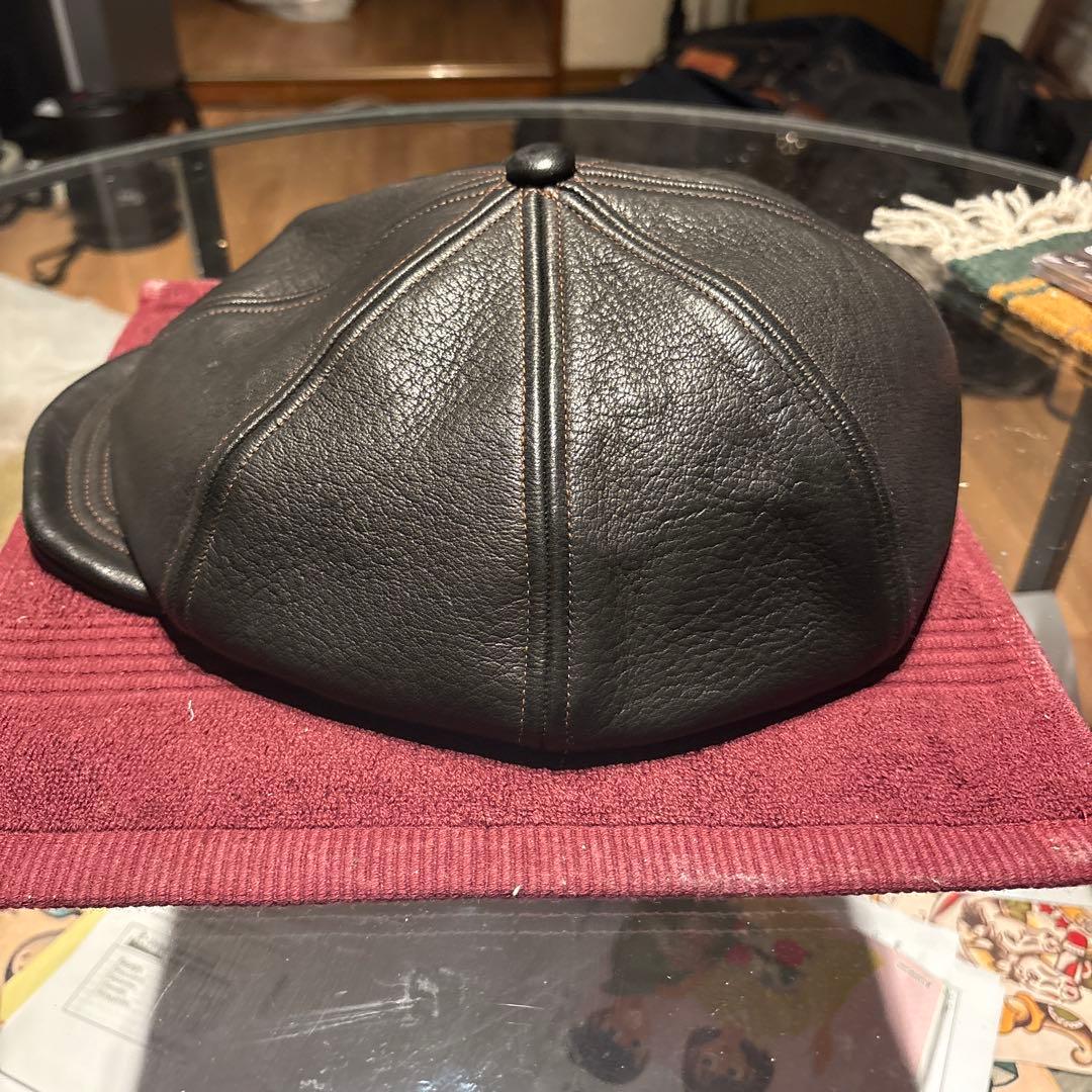 WESTRIDE ウエストライド 本革　レザーキャスケット