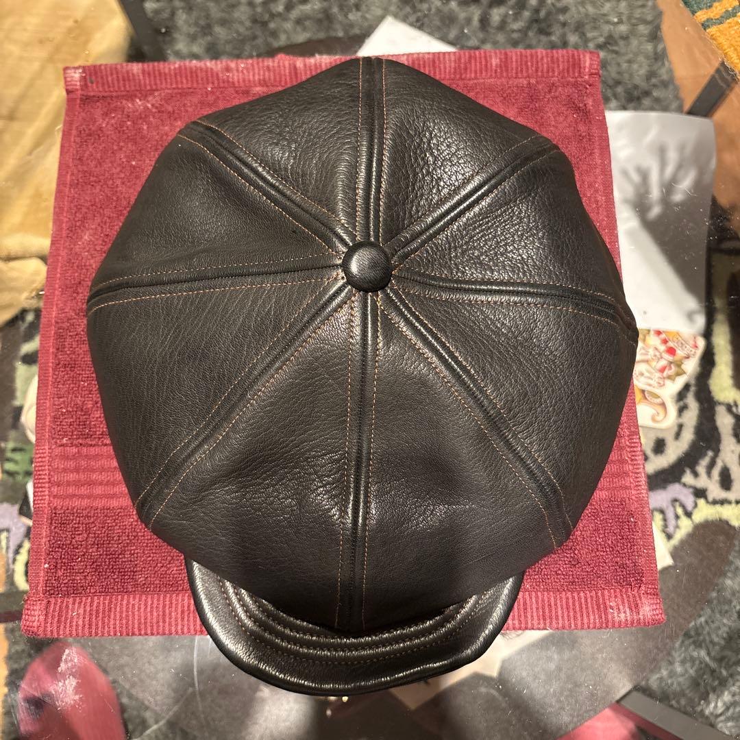 WESTRIDE ウエストライド 本革　レザーキャスケット