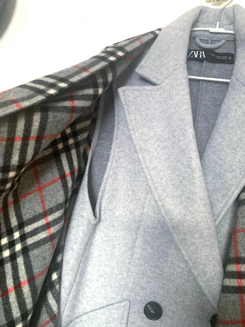 【送料無料】希少！BURBERRY ノヴァチェック ウール カシミアケープ