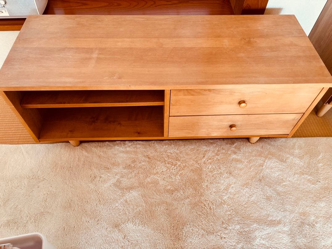 モモナチュラル　テレビボード　コモ　シリーズ　MOMO ナチュラル