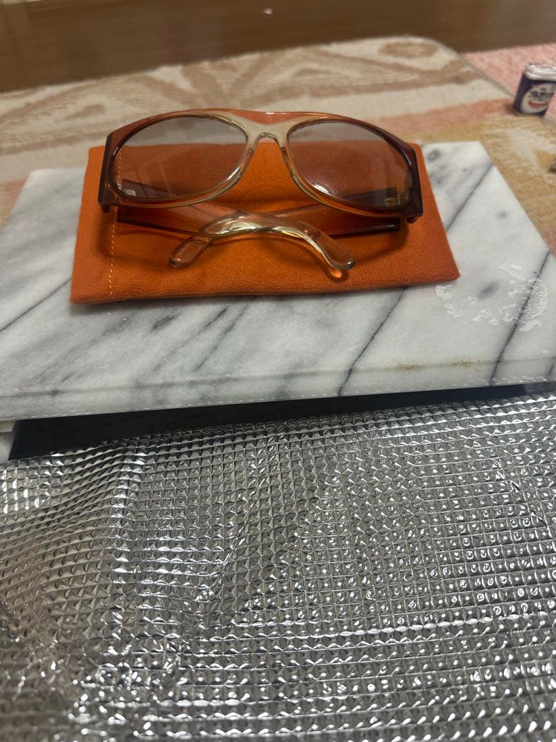 ブラウンオーバーサイズサングラス