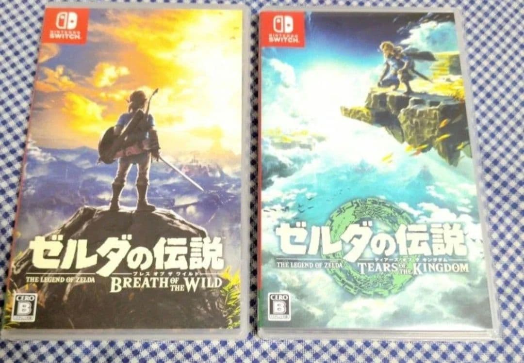 ゼルダの伝説 ティアーズ　オブザキングダム　ブレスオブザワイルド　2本セット