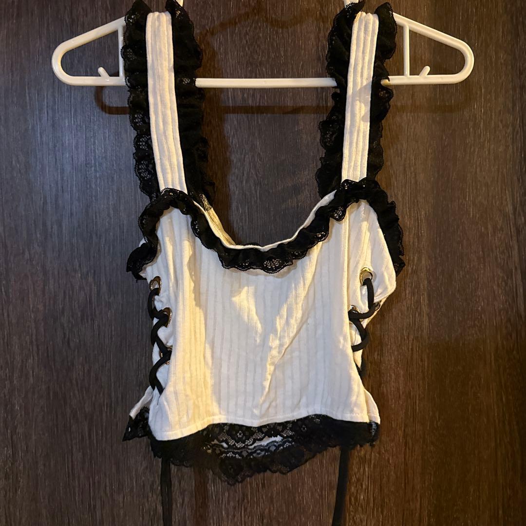 Dimmoire Messy Bones キャミソール White