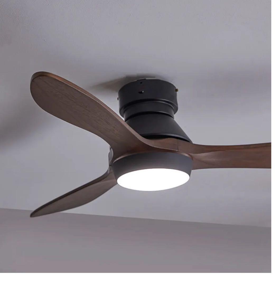 LOWYA シーリングファンライトニュージャバリア2 ブラック/ブラウン