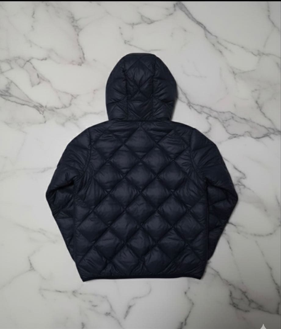 mont-bell ダウンジャケット キルティング　リバーシブル 紺/緑