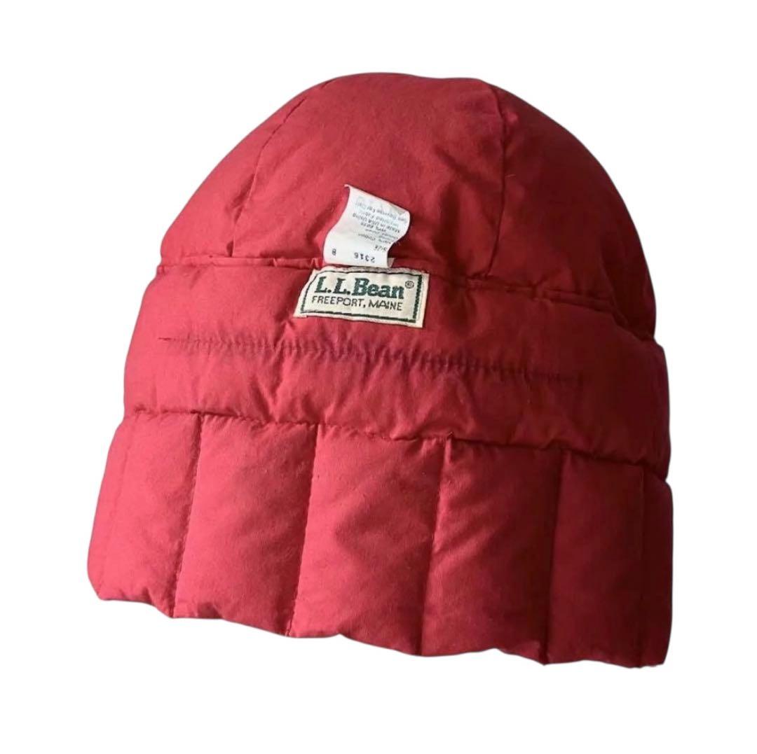 80s L.L.Bean  DOWN WATCH CAP レア 希少