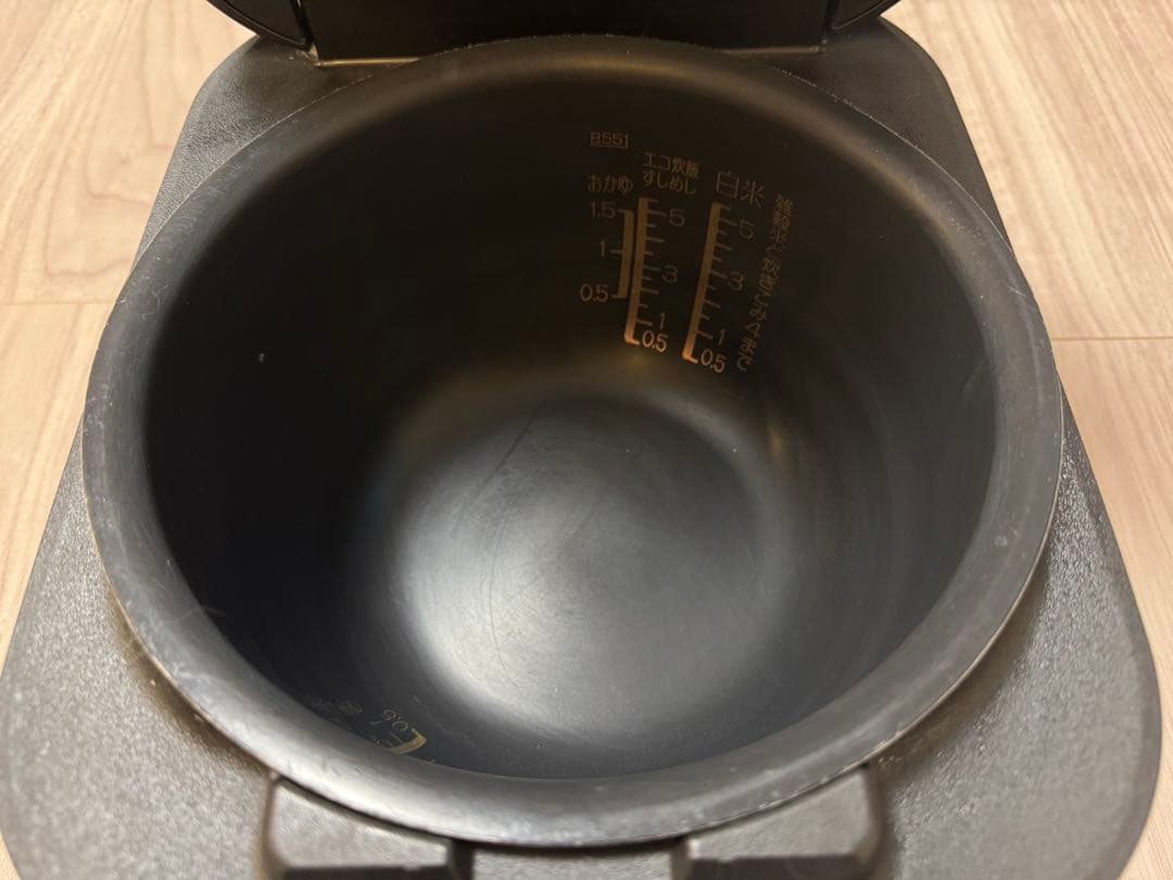 象印　炊飯器　STAN. NWSA10-BA型　黒(ブラック)　5.5合炊