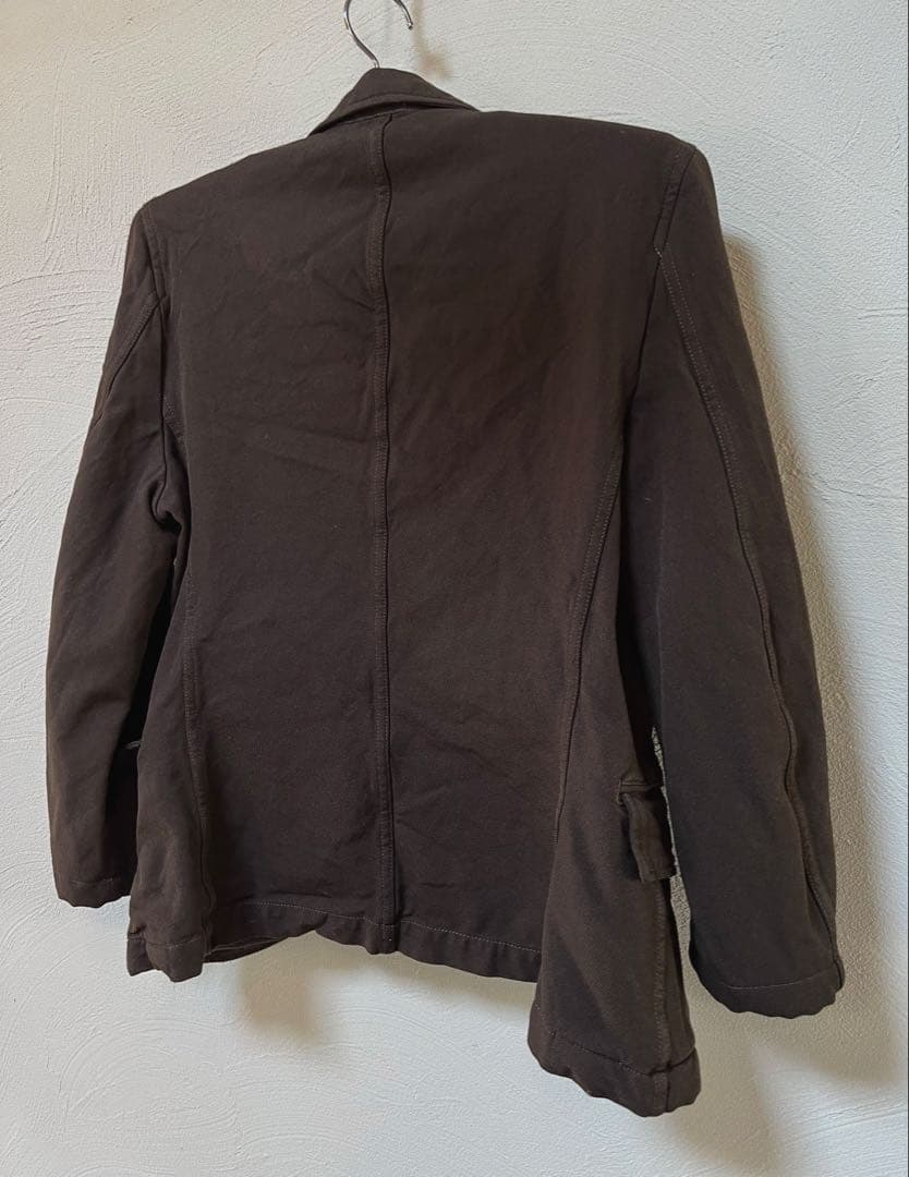 COMME des GARCONS PLUS 縮絨 ジャケット ブラウン S